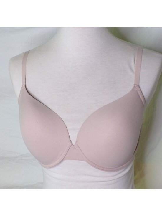 🆕Natori Sheer Glamour Push-Up Underwire T-Shirt Bra 34DD Beige #727252 - Picture 8 of 11
